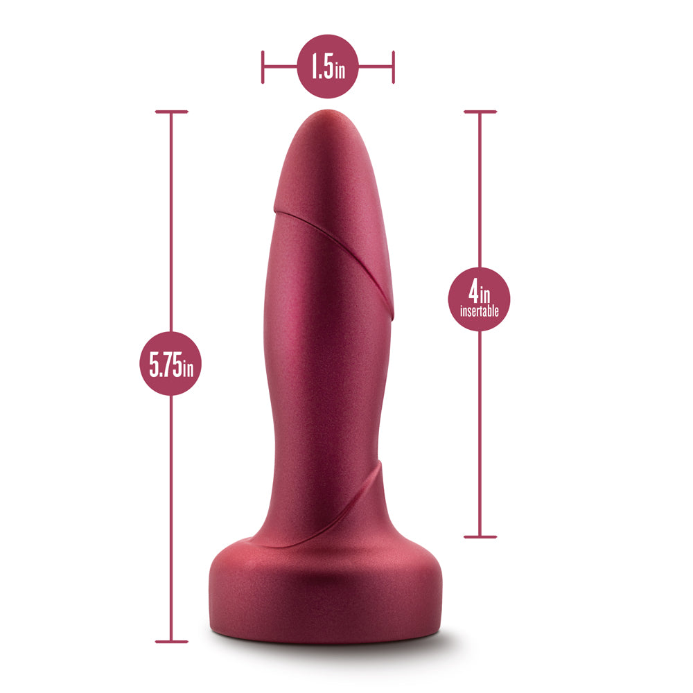 Anal Adventures Matrix Atomic Plug with Remote Martian Wine - Fantasies Boutique
