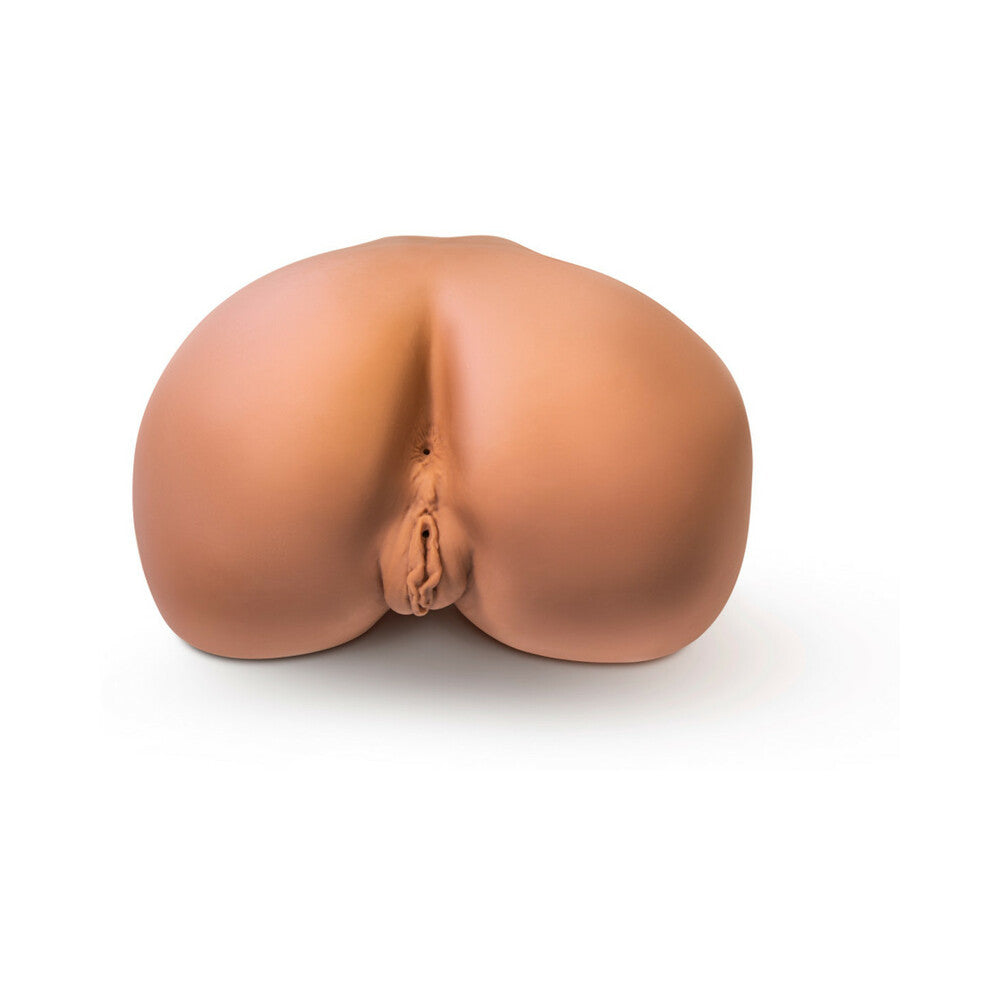 X5 Men Rita Dual Entry Masturbator with Remote-Controlled Bullet Vibrator Tan - Fantasies Boutique