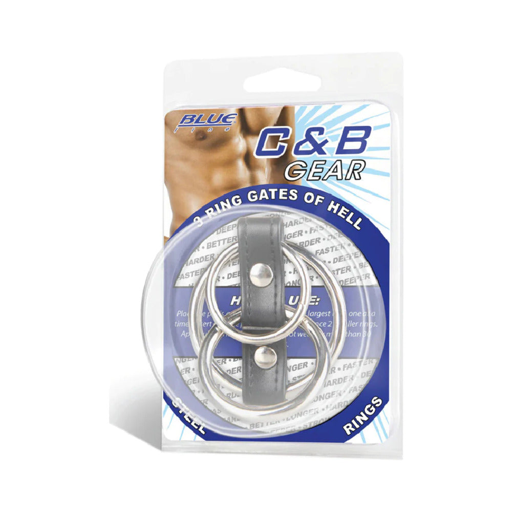 Blue Line C&B Gear 3 Ring Gates of Hell - Fantasies Boutique