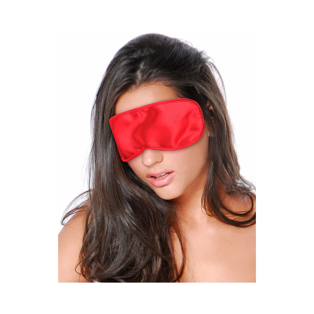 Pipedream Fetish Fantasy Series Satin Love Mask Red - Fantasies Boutique