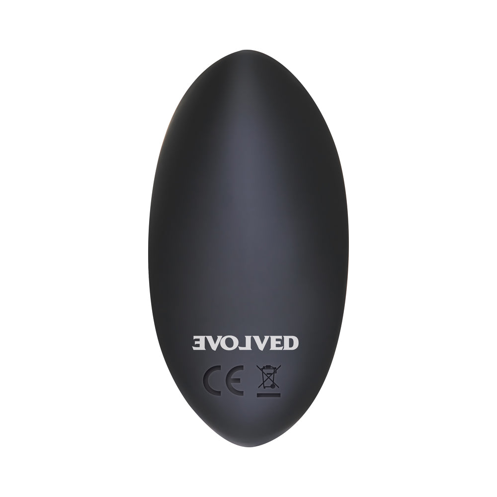 Evolved Hidden Pleasure Rechargeable Remote-Controlled Silicone Panty Vibrator Set Black - Fantasies Boutique