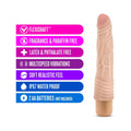 Dr. Skin Vibe 2 Realistic 9 in. Vibrating Dildo Beige - Fantasies Boutique
