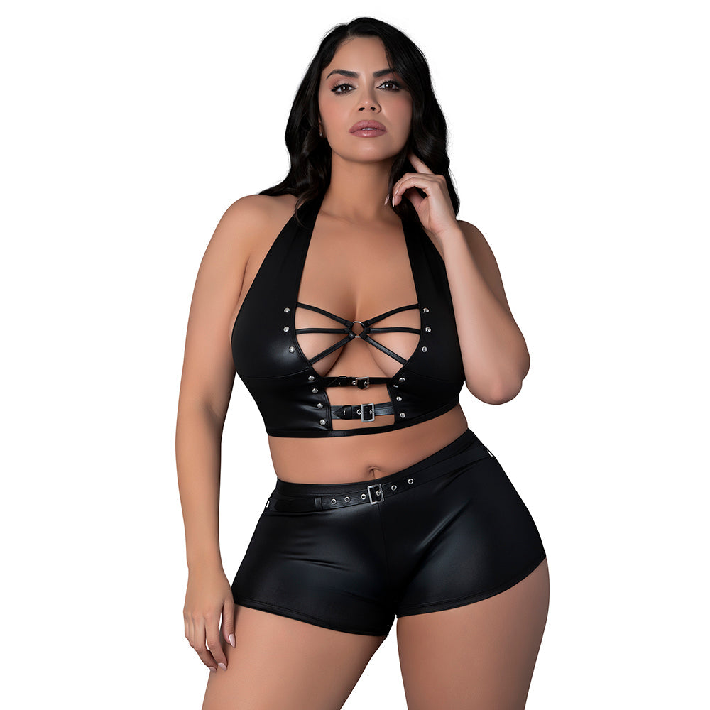 Lust Fetish Thalia Black Queen Size