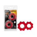 Blush Stay Hard Nutz Cockring 2-Pack Red - Fantasies Boutique