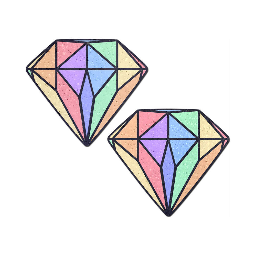Pastease Gem: Pastel Rainbow Diamond Pasties