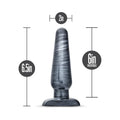 Blush Jet Large Plug Carbon Metallic Black - Fantasies Boutique