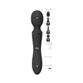 VIVE NAMI Dual-Ended Pulse Wave & Vibrating Wand With Interchangeable Sleeves Black - Fantasies Boutique