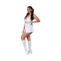 Magic Silk Dress Up School Spirit Costume White Queen Size - Fantasies Boutique