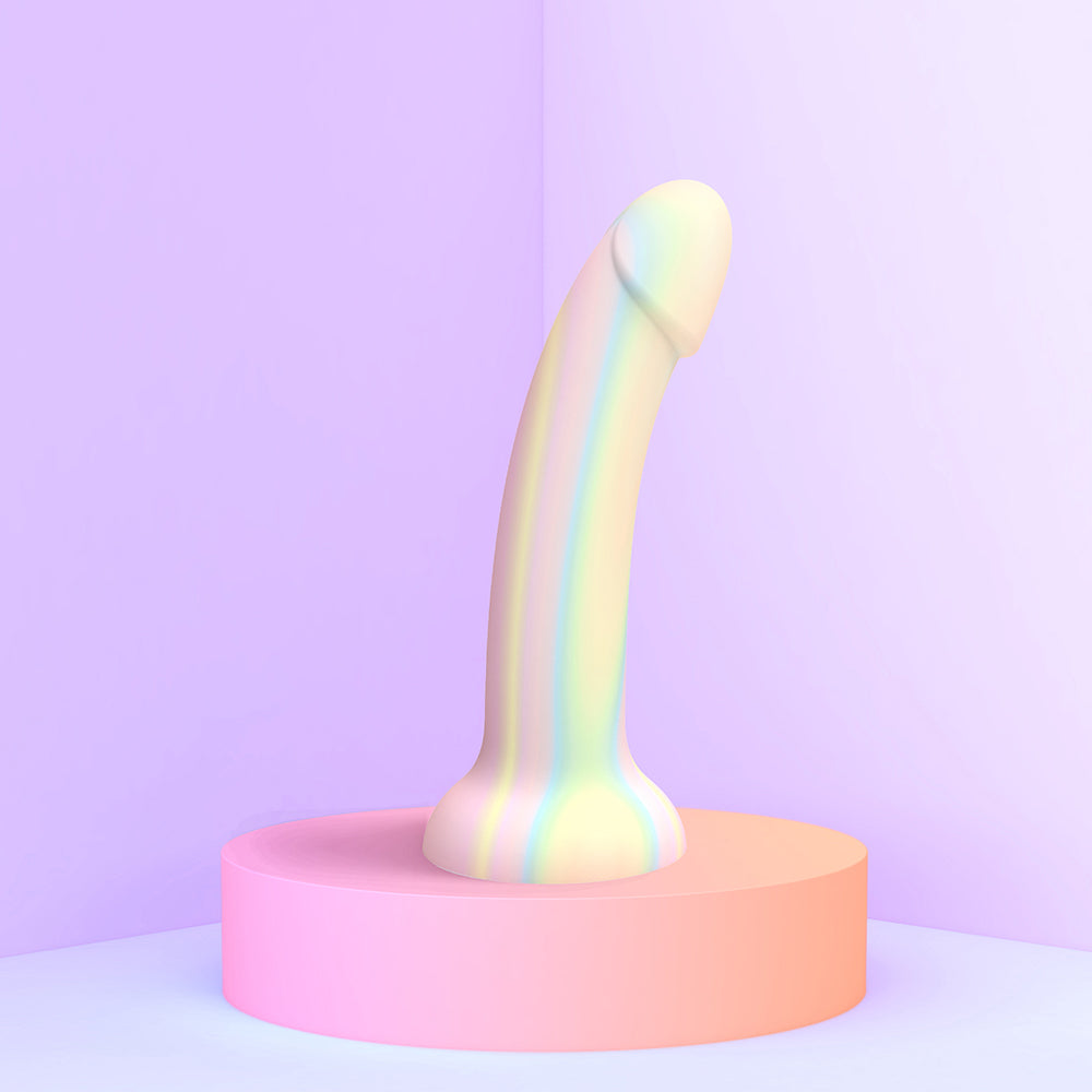 Love to Love Dildolls Fantasia Glow-in-the-Dark 7 in. Silicone Dildo Pastels - Fantasies Boutique