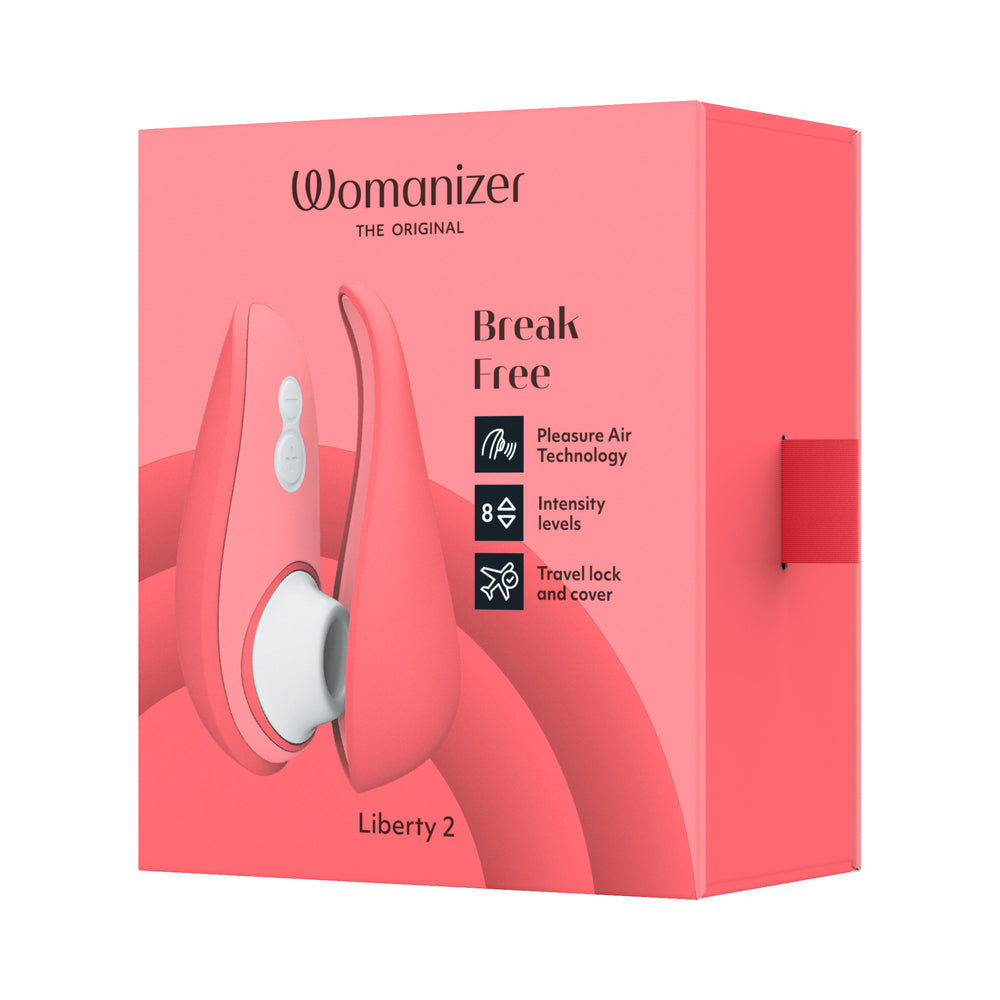 Womanizer Liberty 2 Vibrant Rose - Fantasies Boutique