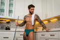 Male Power Ripple Moon Jock Black S/M