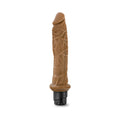 Dr. Skin Vibe 8 Realistic 9.75 in. Vibrating Dildo Tan - Fantasies Boutique