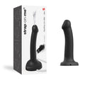 Strap-On-Me Squirting Cum Semi-Realistic Silicone Dildo Black S (fluid not included) - Fantasies Boutique