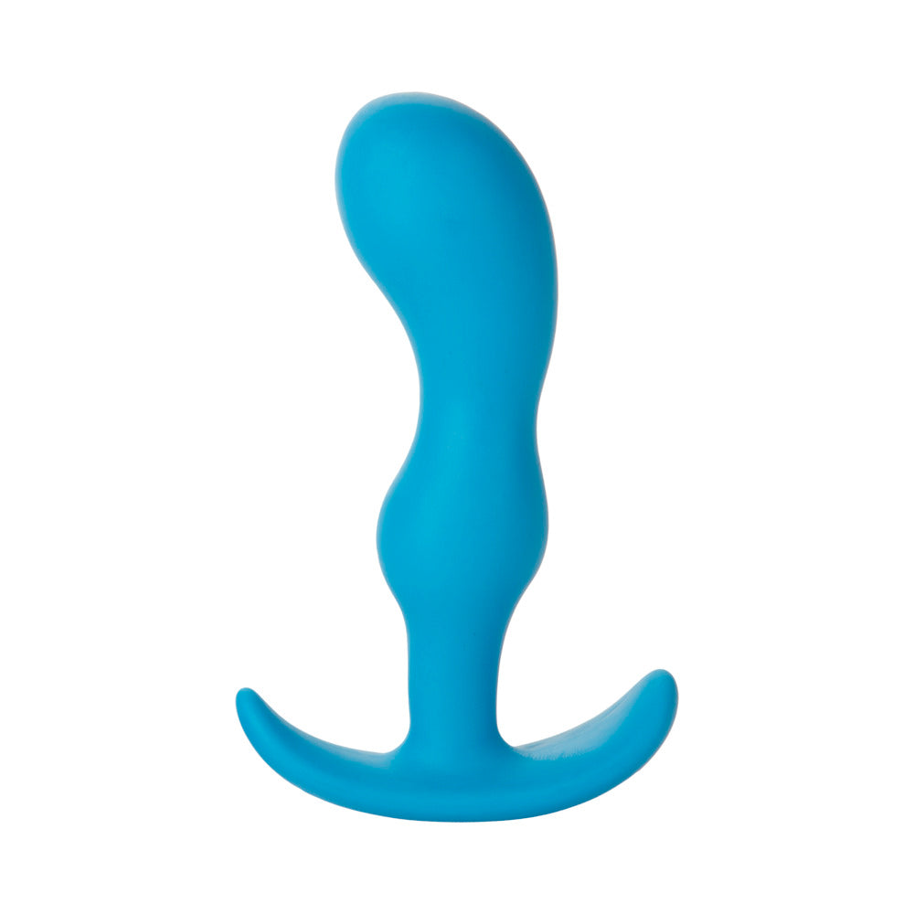 Mood - Naughty 2 - Large Blue Silicone Butt Plug - Fantasies Boutique