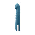 Evolved Queen Of All Trades Rechargeable Silicone Thrusting and Rotating Vibrator Teal
