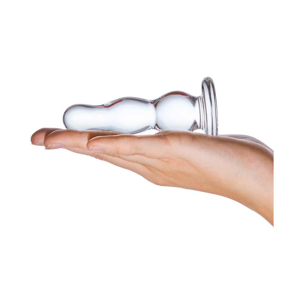 Glas 4 in. Glass Butt Plug - Fantasies Boutique