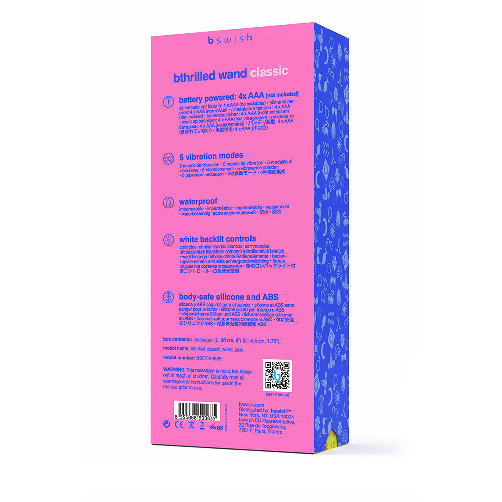 B Swish Bthrilled Classic Jade - Fantasies Boutique