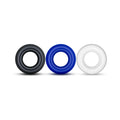 Stay Hard Donut Rings 3-Piece Cockring Set Assorted Colors - Fantasies Boutique