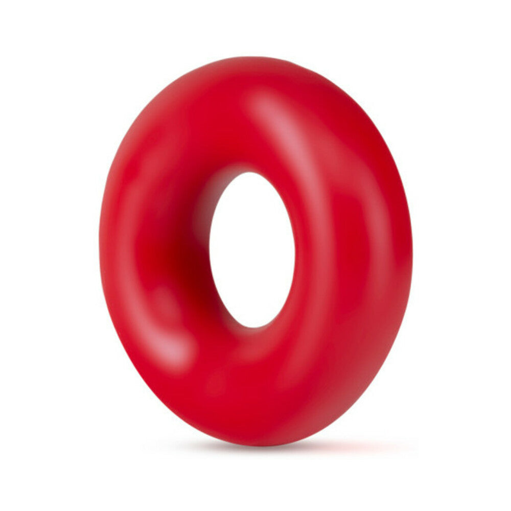 Blush Stay Hard Donut Rings Oversized Cockring 2-Pack Red - Fantasies Boutique