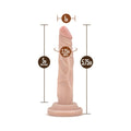 Dr. Skin Mini Realistic 5 in. Dildo Beige - Fantasies Boutique