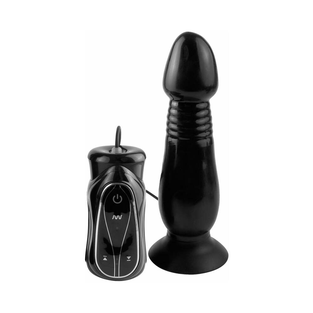 Anal Fantasy Collection Vibrating Thruster With Suction Cup Black - Fantasies Boutique