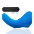 Hunkyjunk Buzzfuck Cock & Ball Sling with Taint Vibrator Teal Ice - Fantasies Boutique