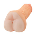 Realcocks Self Lubricating 9 in. 3-in-1 Masturbator Beige - Fantasies Boutique