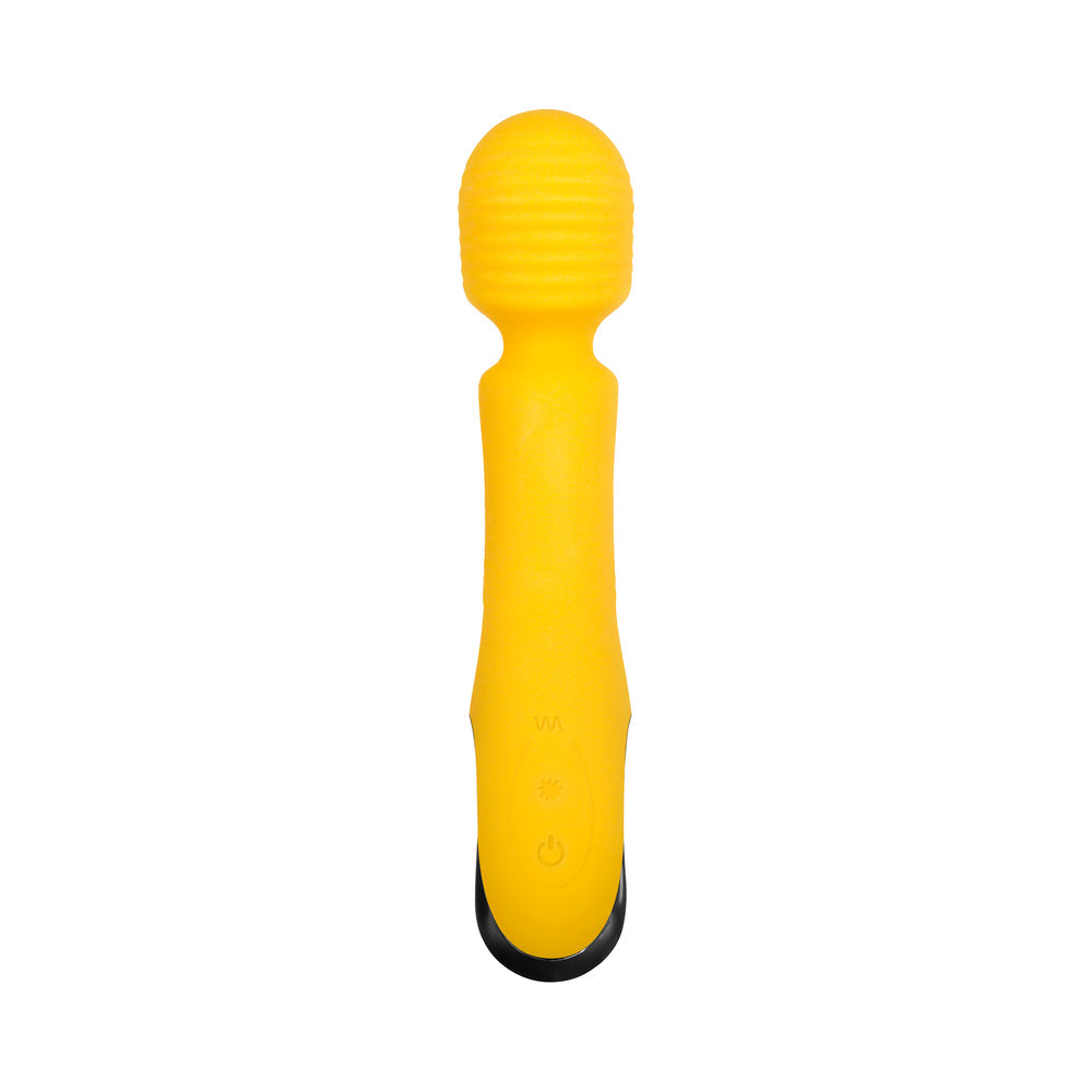 Evolved Buttercup Rechargeable Silicone Wand Vibrator Yellow - Fantasies Boutique