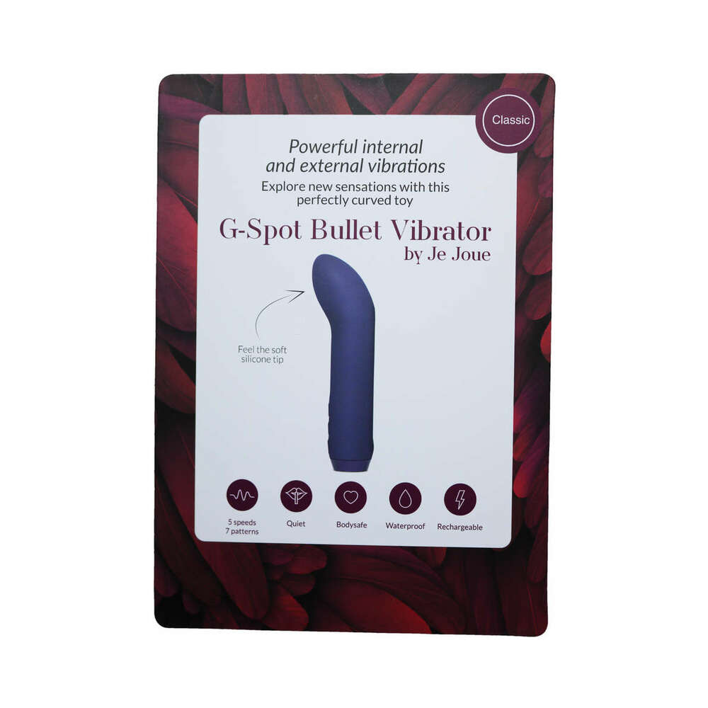 Je Joue G-Spot Bullet Vibrator Rechargeable Silicone Purple - Fantasies Boutique