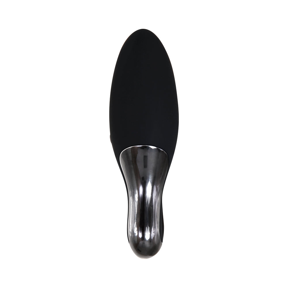 Evolved Teardrop Rechargeable Silicone Mini Vibrator Black - Fantasies Boutique