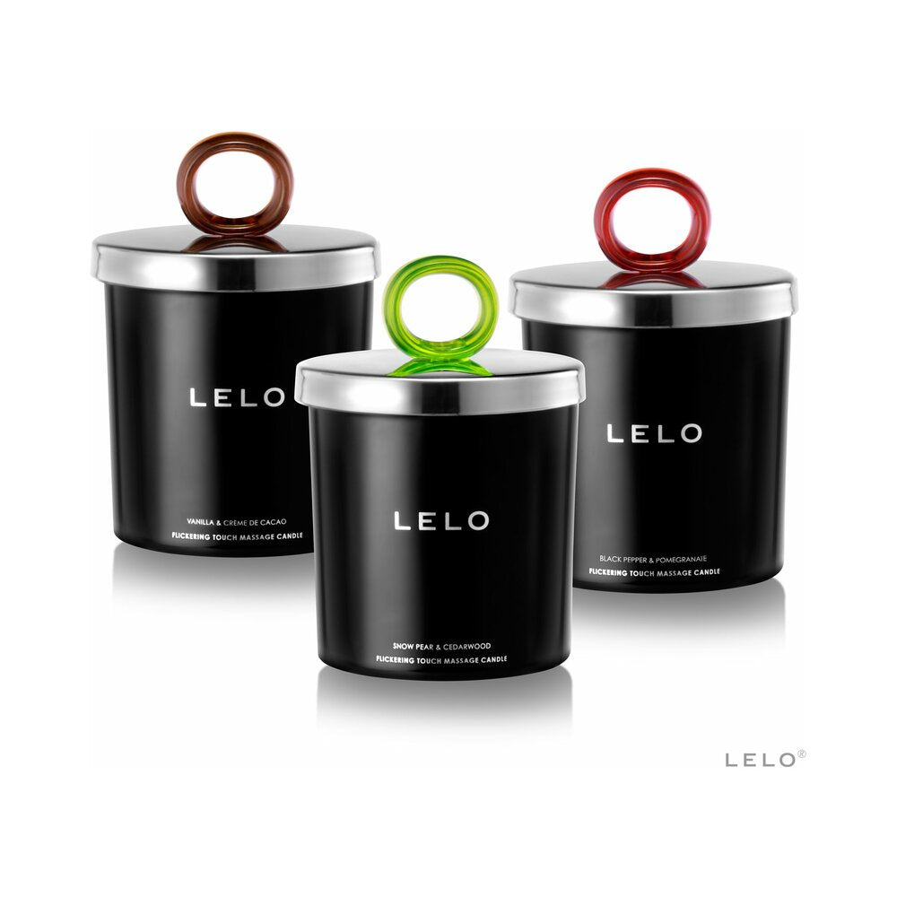LELO Massage Candle - Snow Pear & Cedarwood Scent - Fantasies Boutique