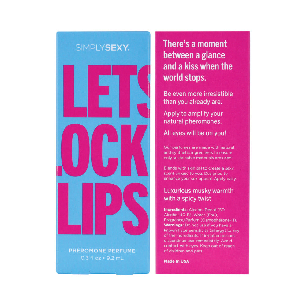 Simply Sexy Let's Lock Lips Pheromone Infused Perfume 0.3 oz.