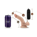 Dr. Skin Dr. Ken Realistic 6.5 in. Vibrating Dildo with Balls Beige - Fantasies Boutique