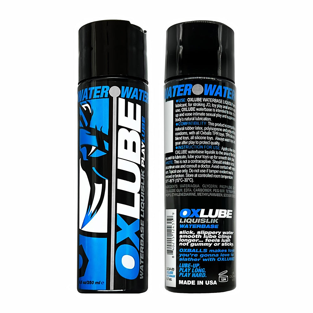 Oxballs LIQUISLIK Waterbase OXLube 4.4 oz.
