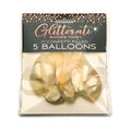 Glitterati Boobie Party Confetti Balloons 5-Pack - Fantasies Boutique