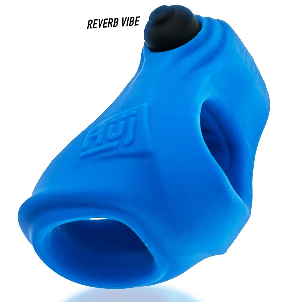 Hunkyjunk Revsling Cock & Ball Sling with Bullet Vibrator Teal - Fantasies Boutique