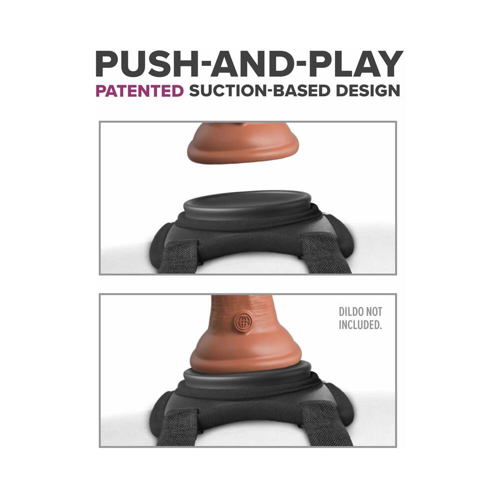 Body Dock Lap Strap Silicone Strap-On Thigh Harness - Fantasies Boutique