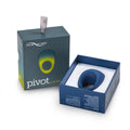 We-Vibe Pivot Rechargeable Silicone Vibrating Couples Ring Blue - Fantasies Boutique