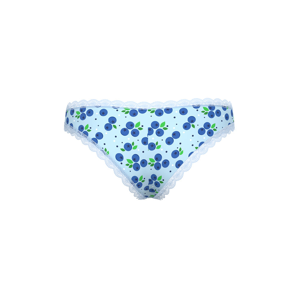 Magic Silk Sweet Treats Boy Short with Lube Blueberry S/M
