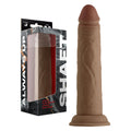 Shaft Model J: 8.5 in. Dual Density Silicone Dildo Oak - Fantasies Boutique