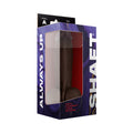 Shaft Model A: 8.5 in. Dual Density Silicone Dildo with Balls Mahogany - Fantasies Boutique