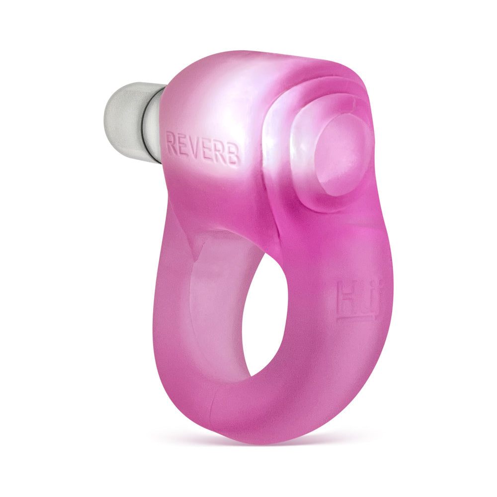 OxBalls Glowdick Cockring With Led Pink Ice - Fantasies Boutique