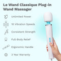 Le Wand Classique Plug-In Wand Massager