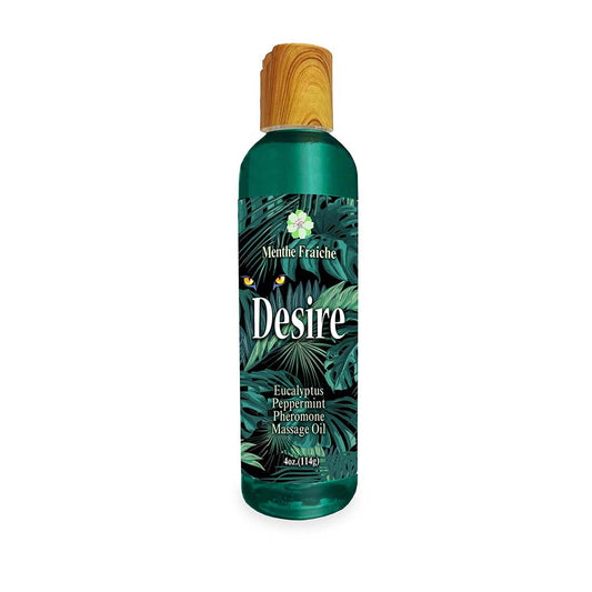Desire Pheromone Massage Oil Eucalyptus/Peppermint 4 oz. - Fantasies Boutique