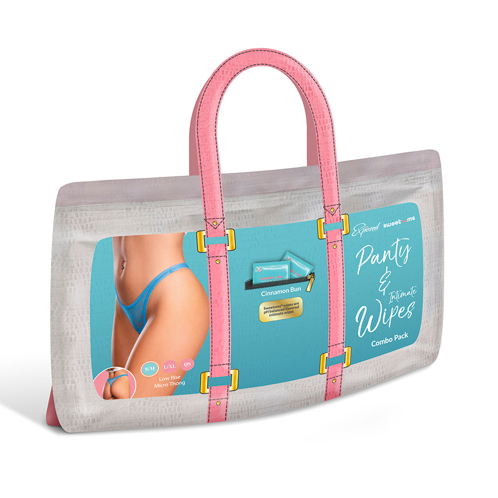 Magic Silk Sweetums Low Rise Micro Thong Cinnamon Buns S/M