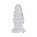 Crystal Jellies Anal Twist 5 in. Clear