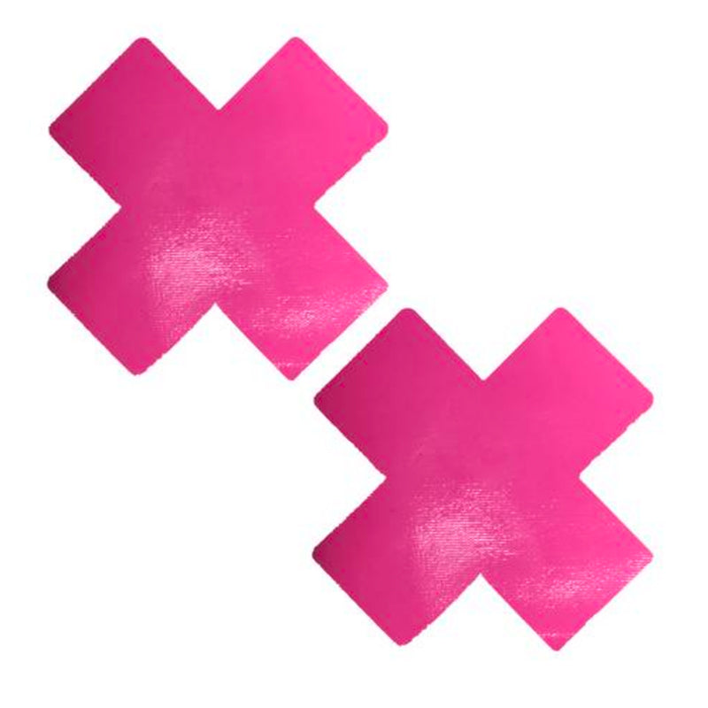 Neva Nude Strawberry Fruitella Wet Vinyl Pink X Factor Pasties - Fantasies Boutique