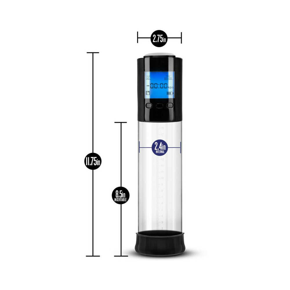 Blush Performance VX10 Rechargeable Smart Pump Clear - Fantasies Boutique