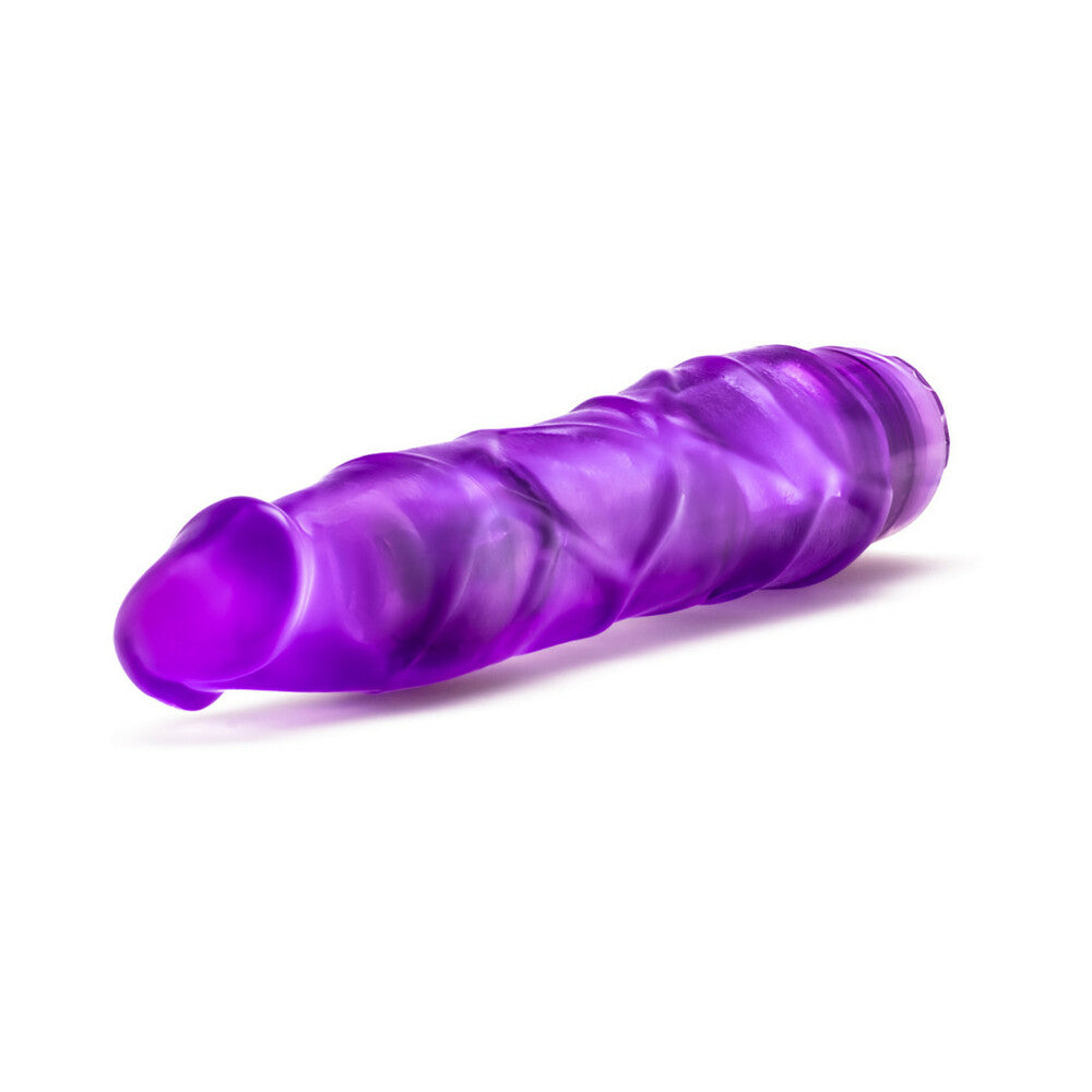 B Yours Vibe 1 Realistic 9 in. Vibrating Dildo Purple - Fantasies Boutique