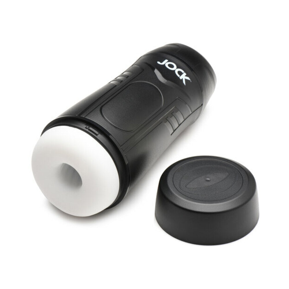 Jock 9X Sucking & Vibrating Masturbator White - Fantasies Boutique